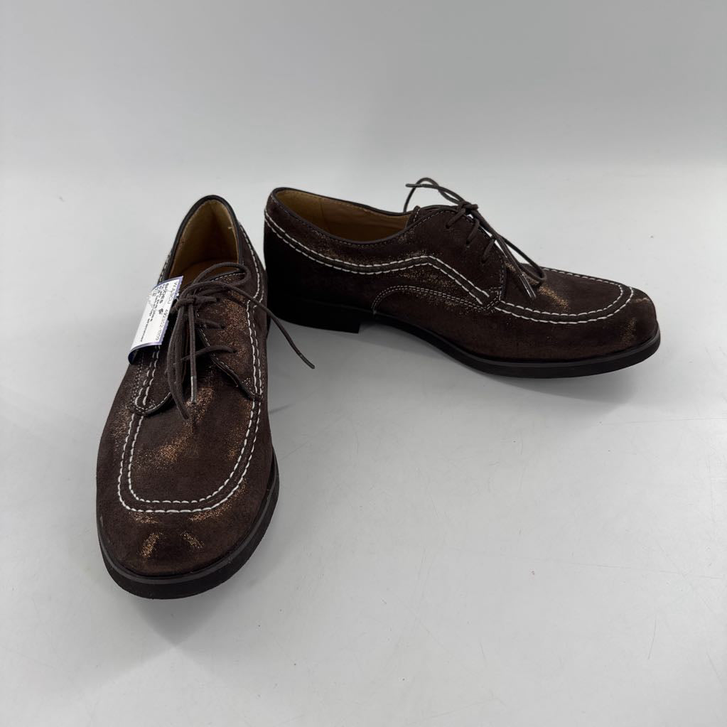 8.5 lace-up shimmer loafer