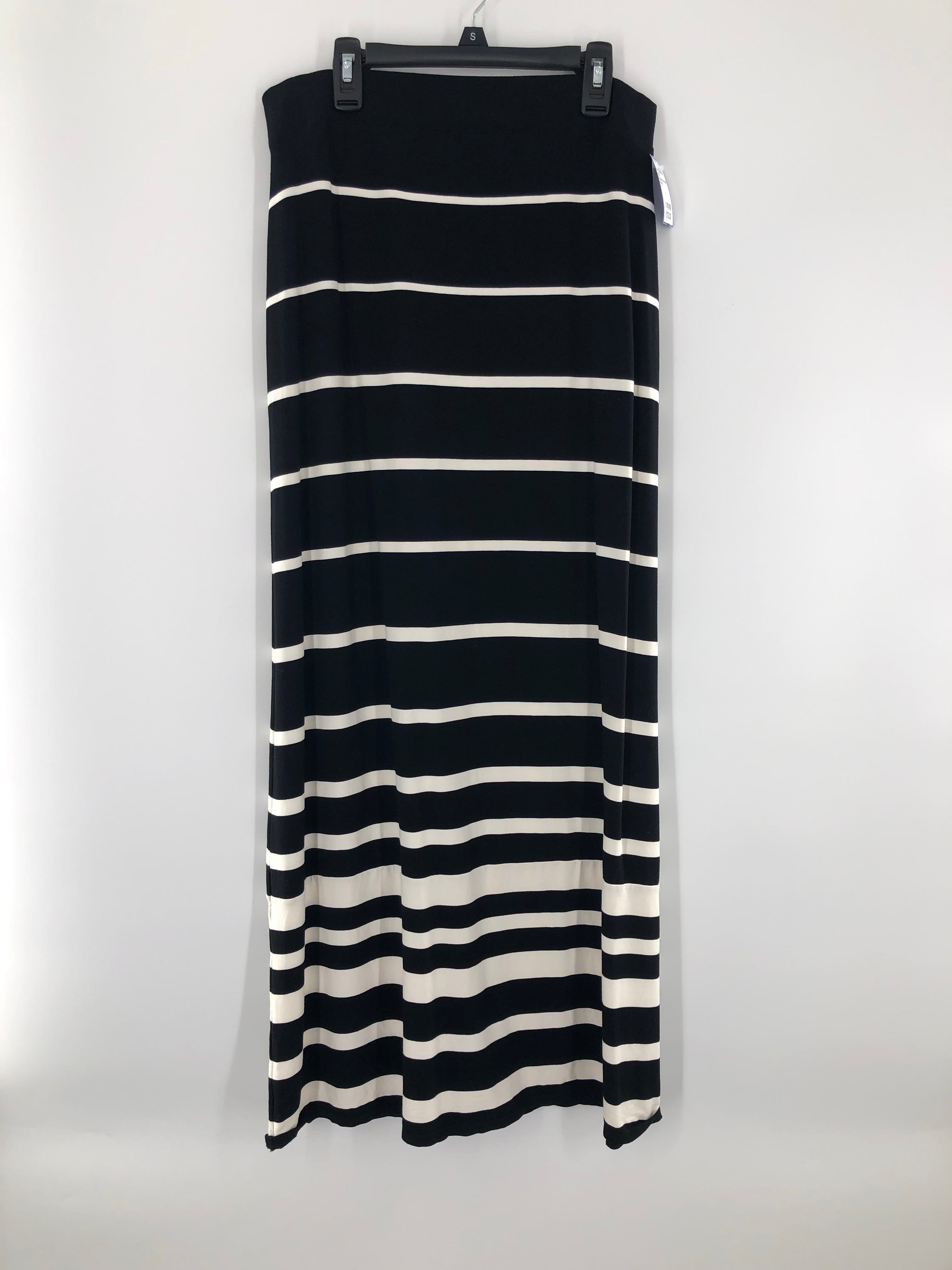 S striped maxi skirt