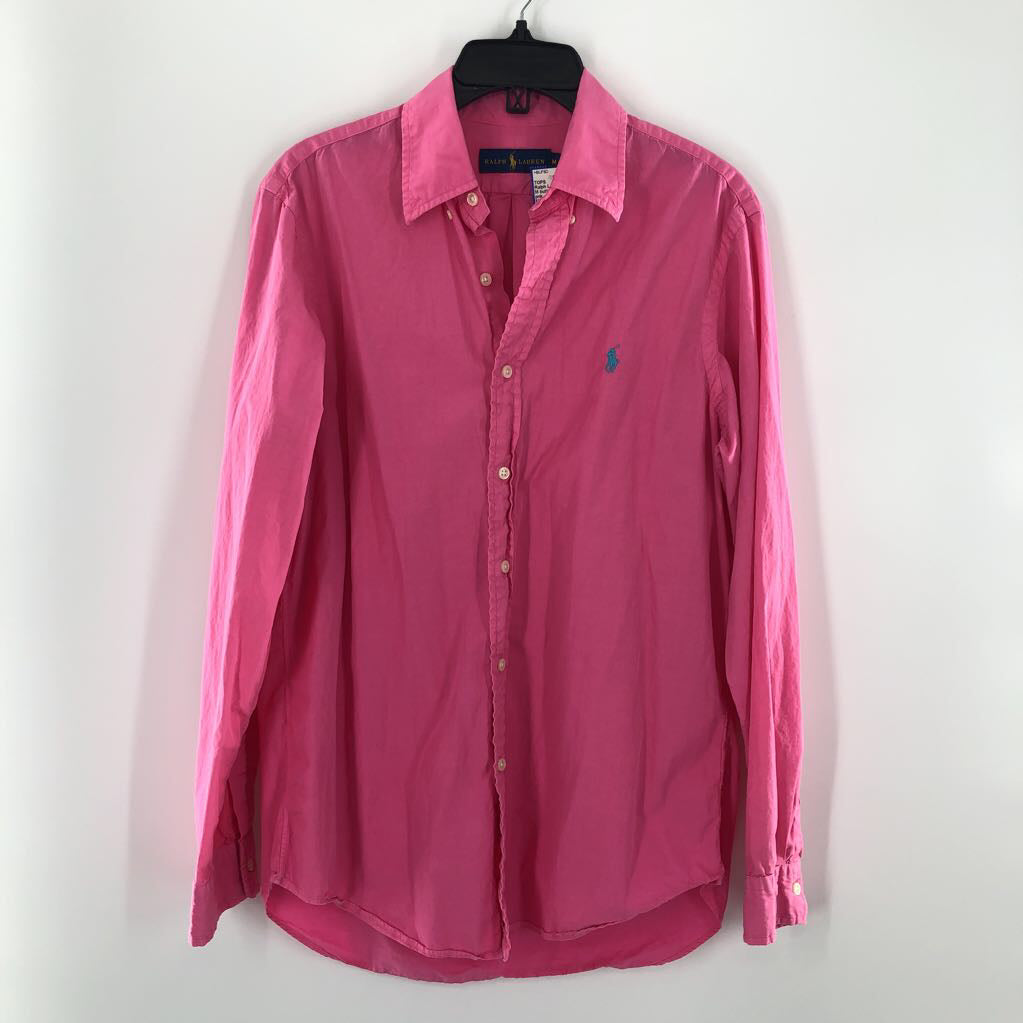 M button down l/s top