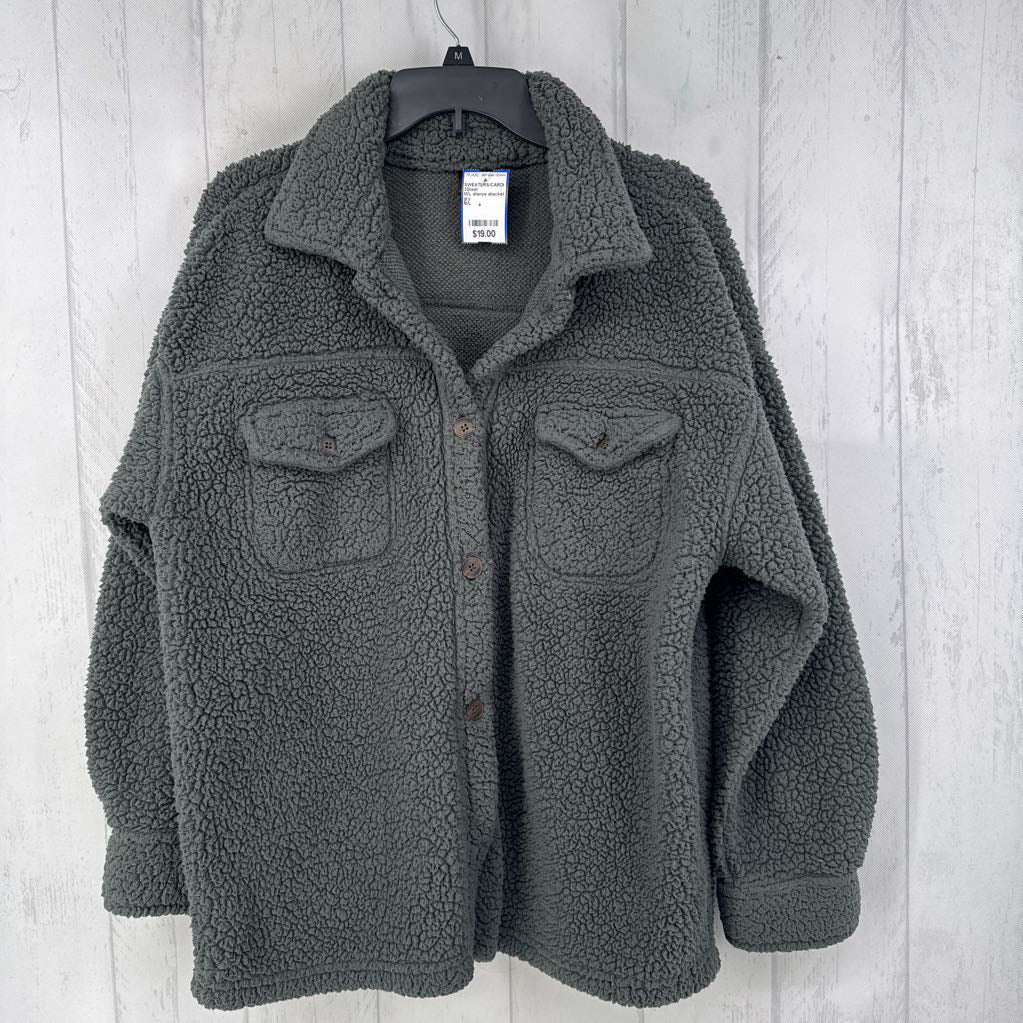 M/L sherpa shacket