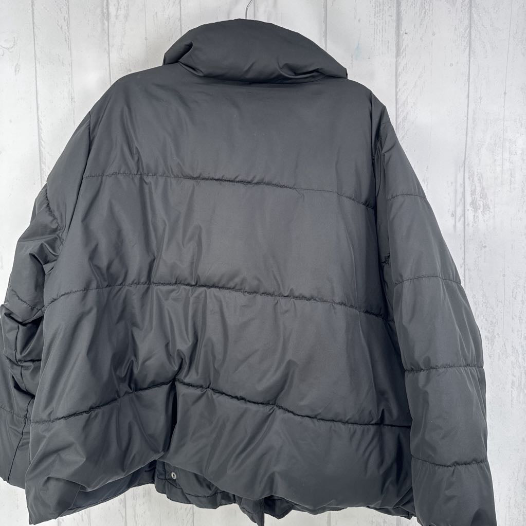 2X quilted puffer coat
