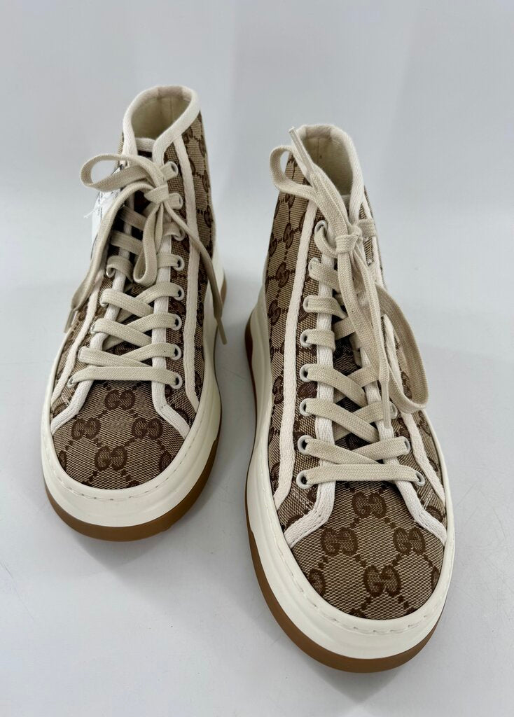 Gucci Tennis 1977 High-Top Canvas Sneakers
