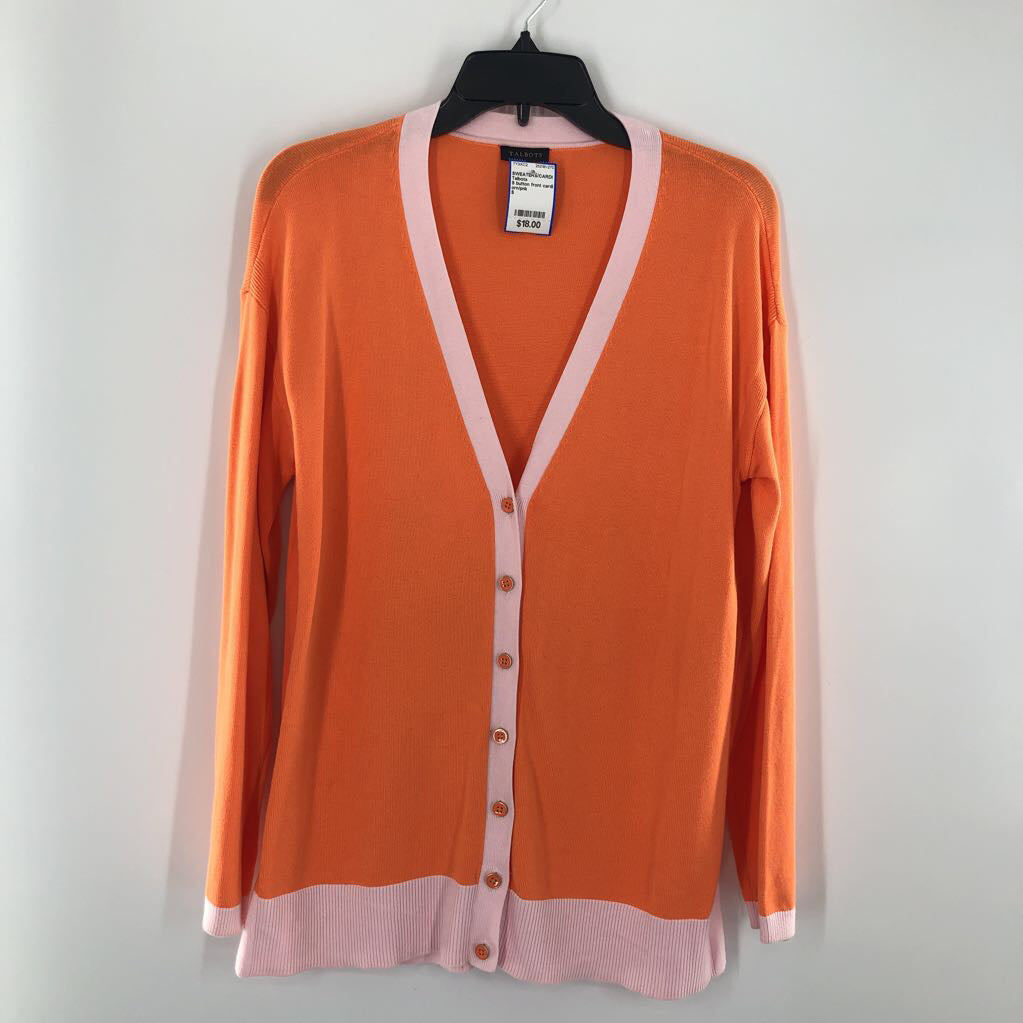 S button front cardi