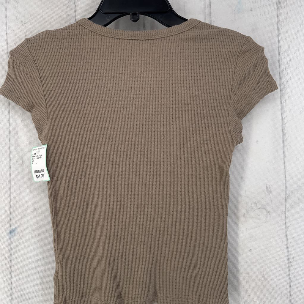 M s/s crop top