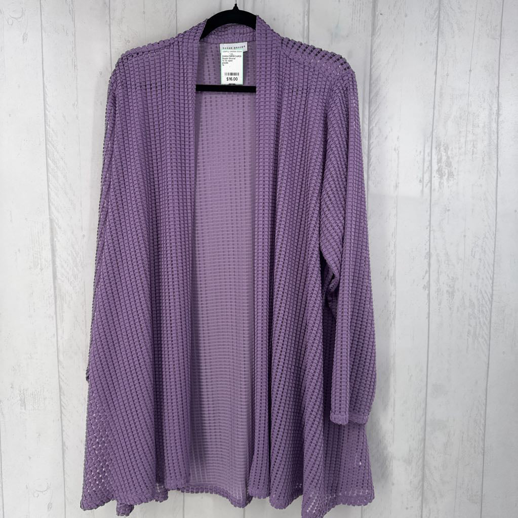 1x l/s open cardigan