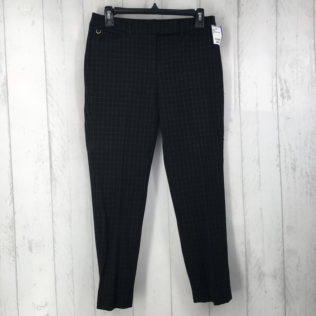 4 checkered slim leg trouser
