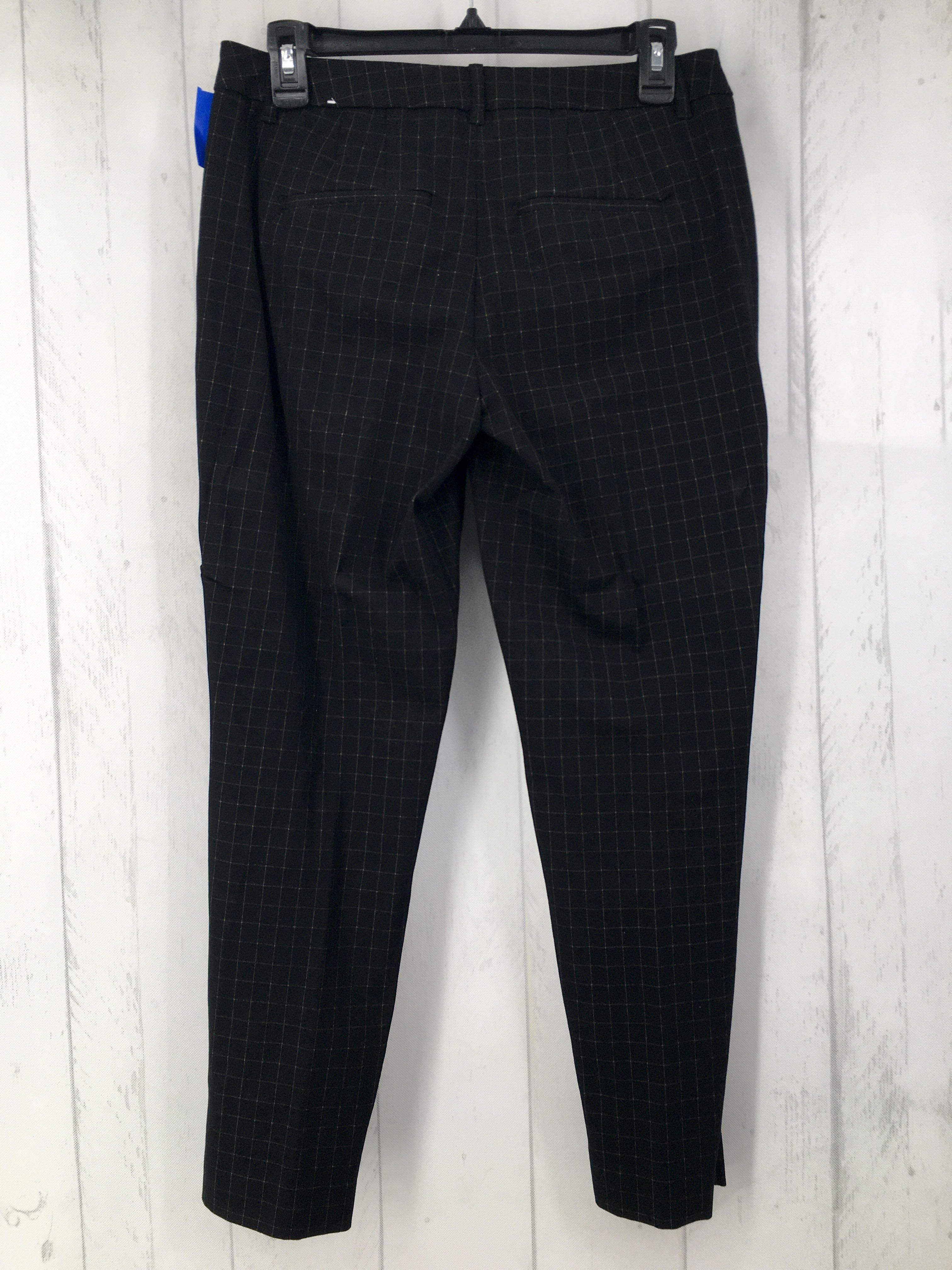 4 checkered slim leg trouser