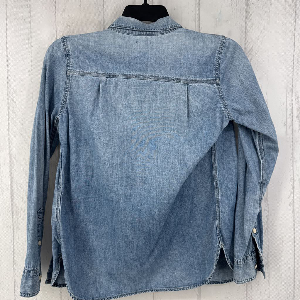 2 denim button down l/s top