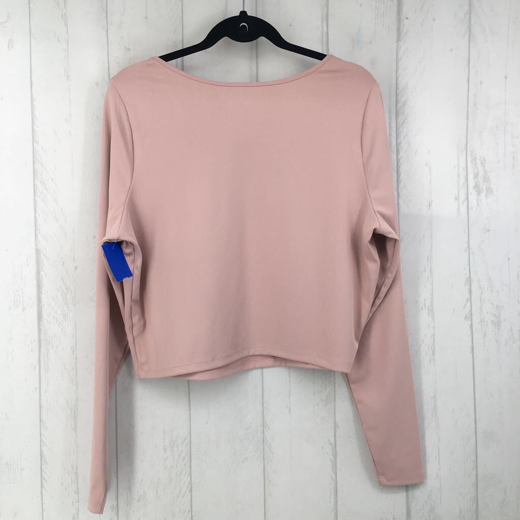18/20 scoop neck l/s top