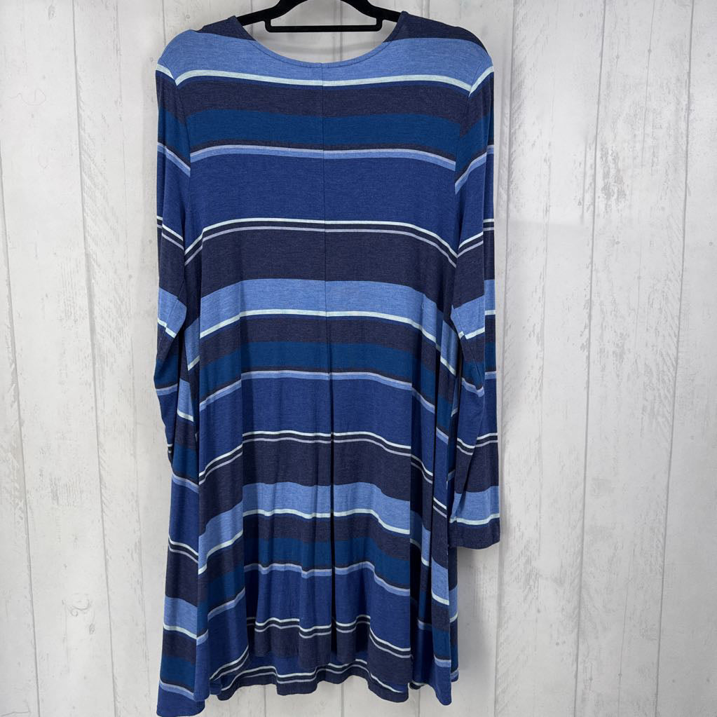 XL striped l/s top