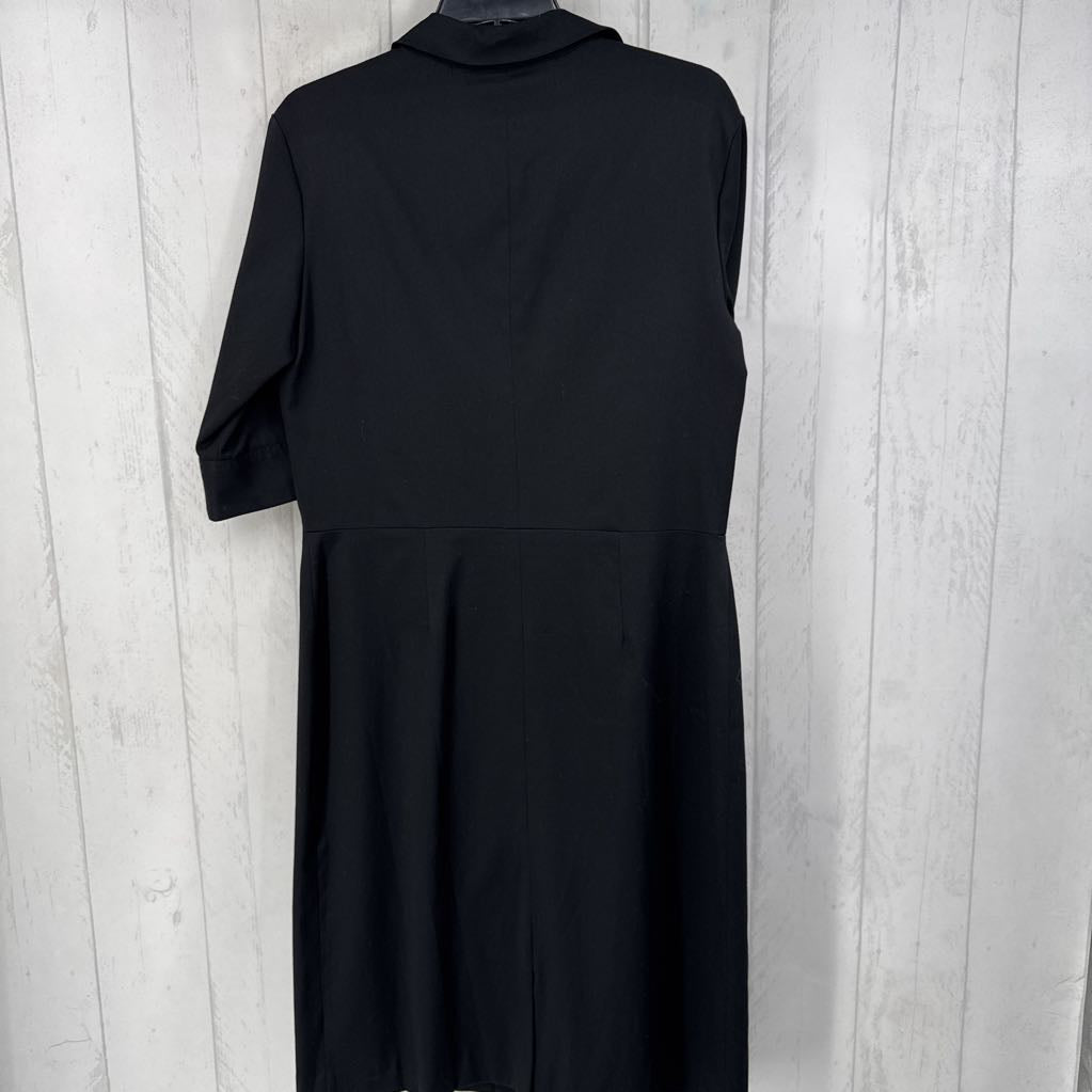 12 elbow slv utility shirt dress