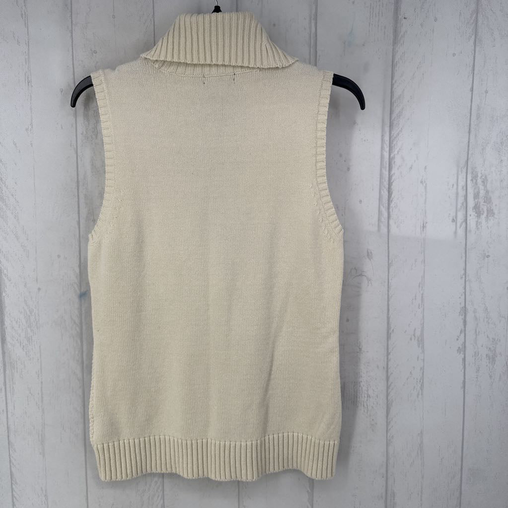 M button down sweater vest
