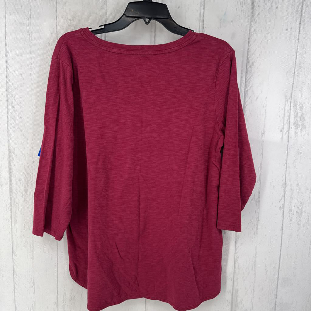 XL crewneck 3/4 slv tee