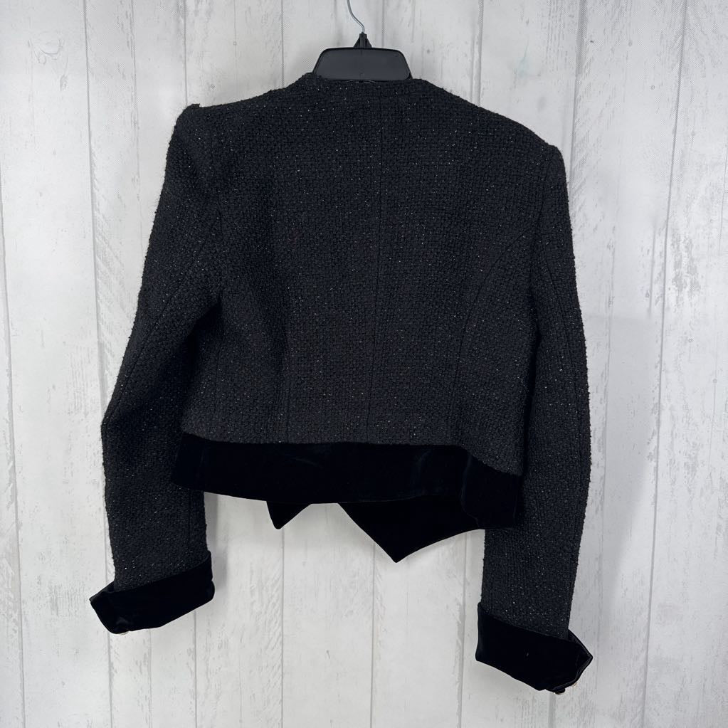 M tweed crop jacket