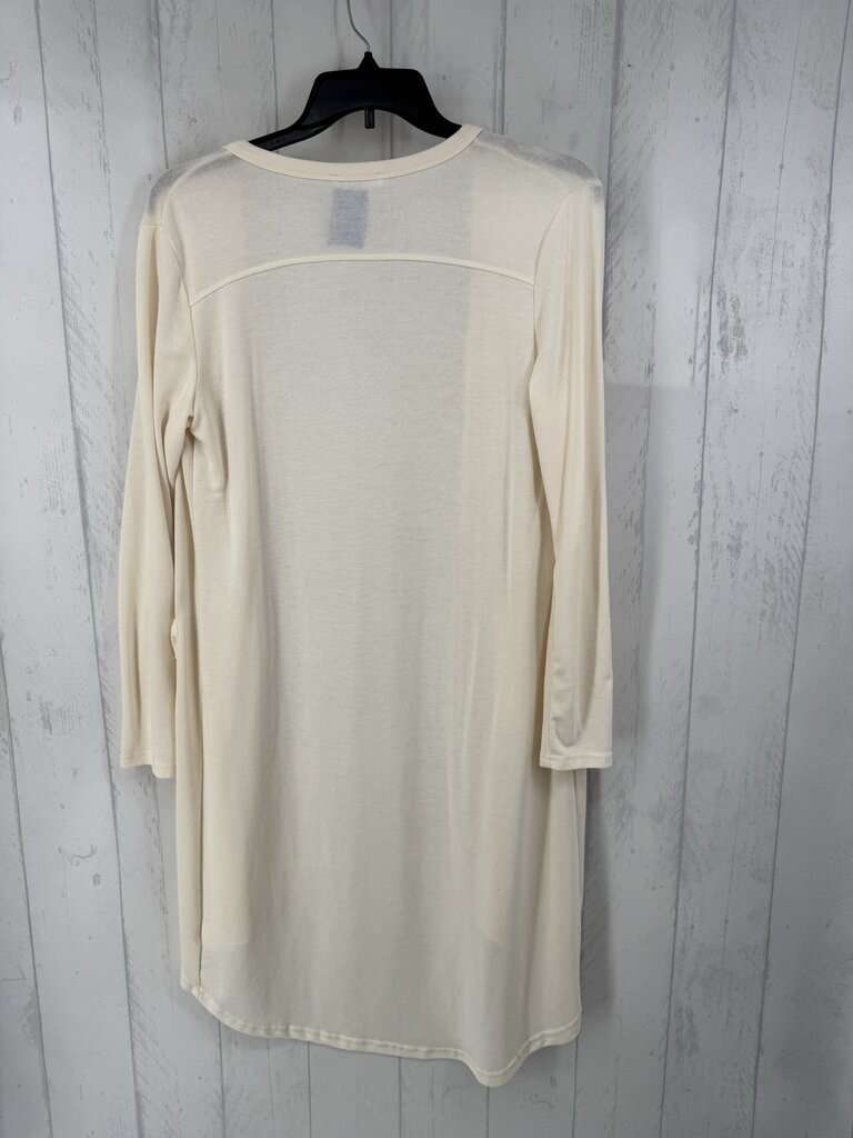 M button down hi-lo cardi