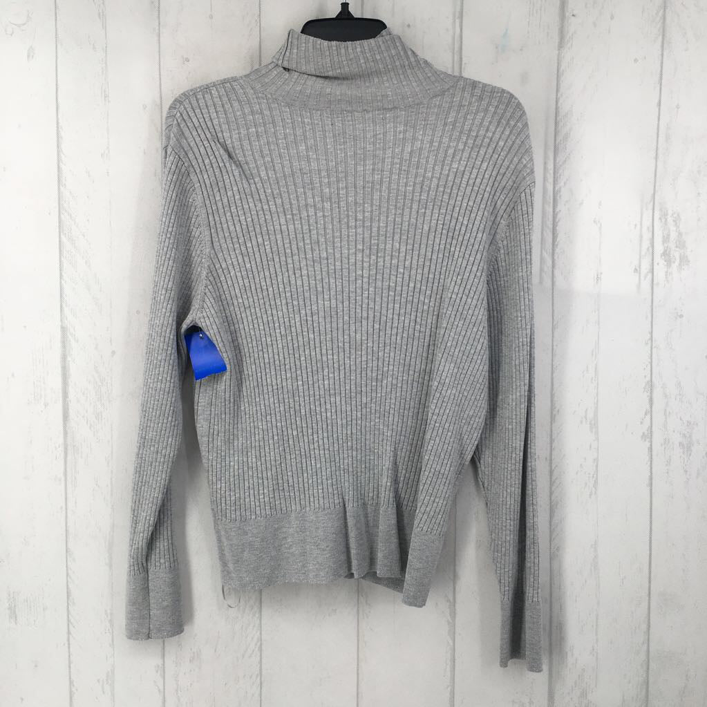 XL ribbed l/s t-neck