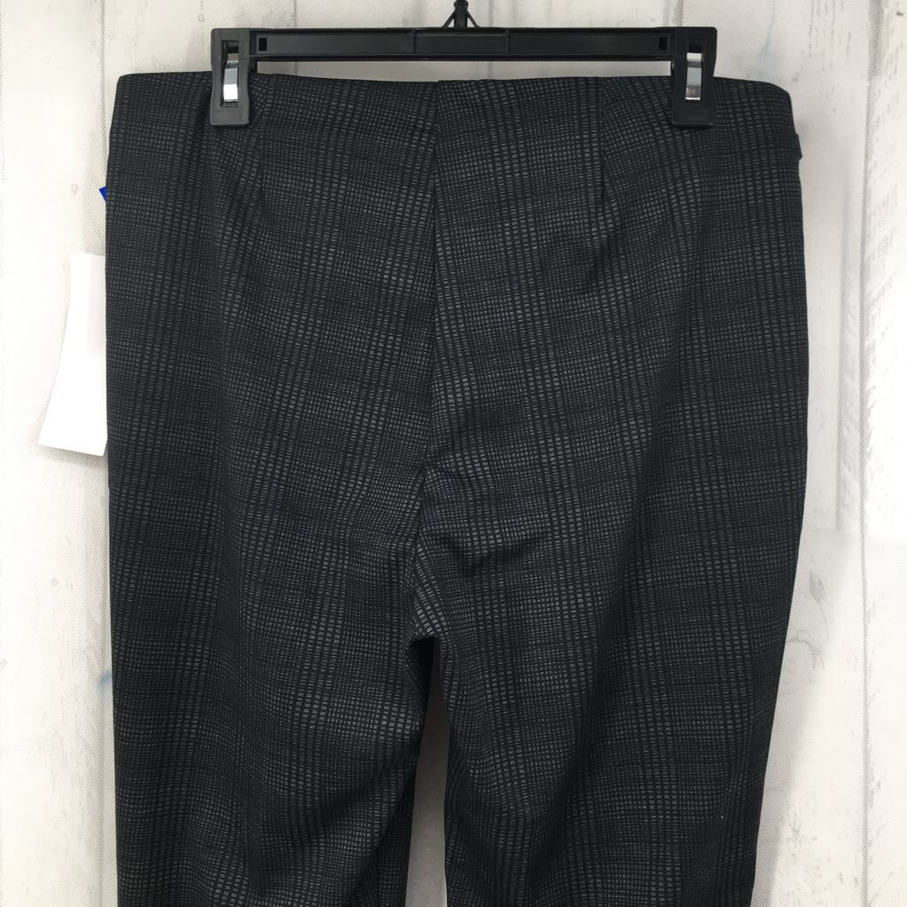 L plaid pull-on pant