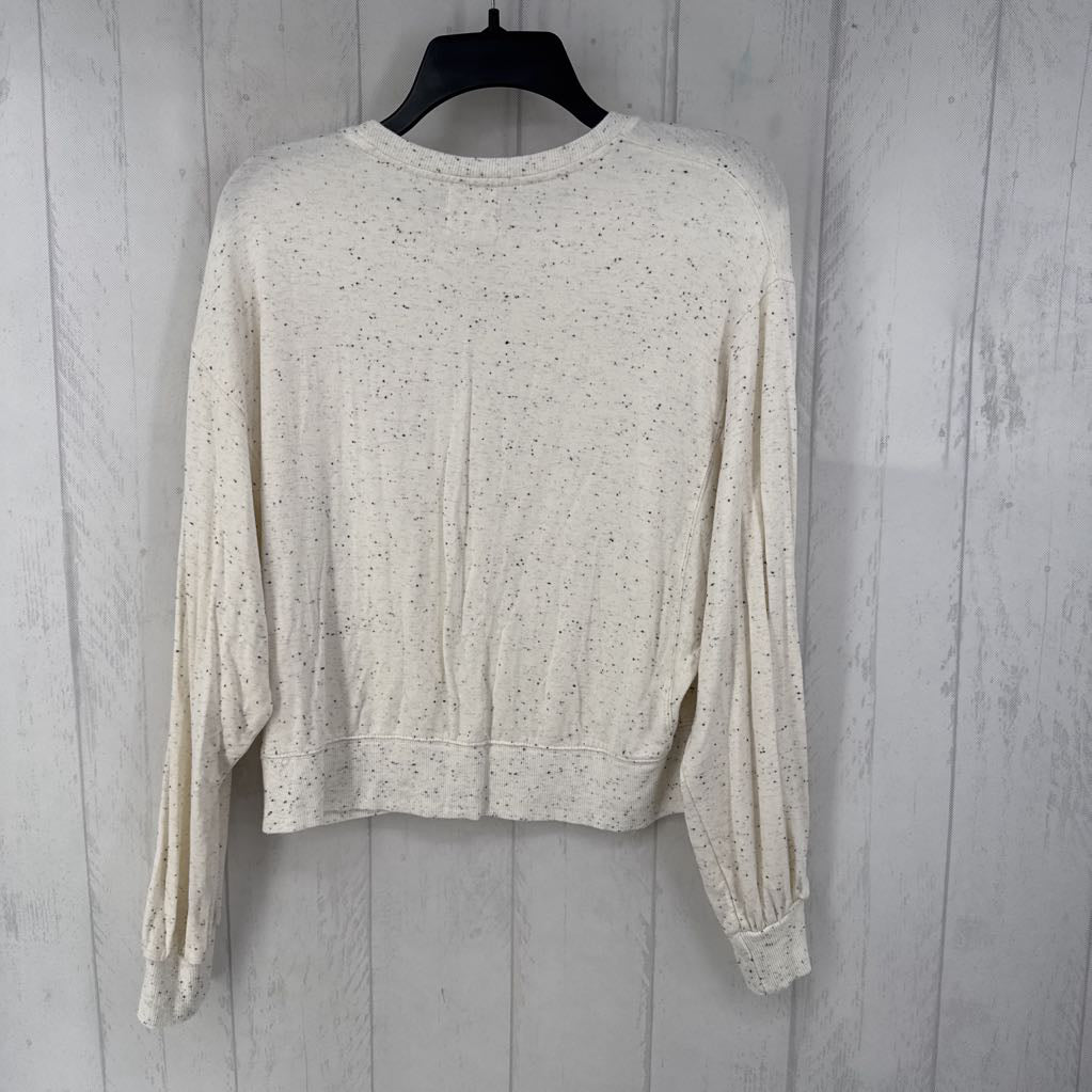 XS speckled l/s top