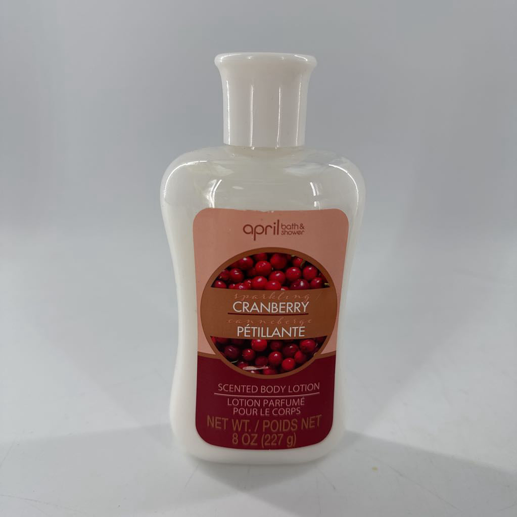 body lotion-cranberry