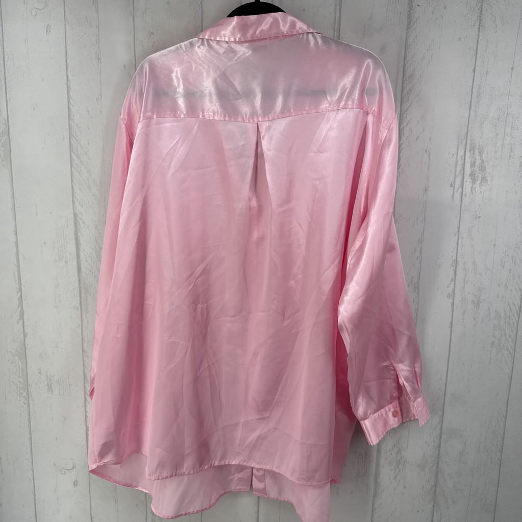 3x l/s satin button shirt