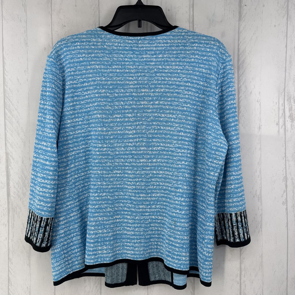 XL 3/4 slv zip cardigan