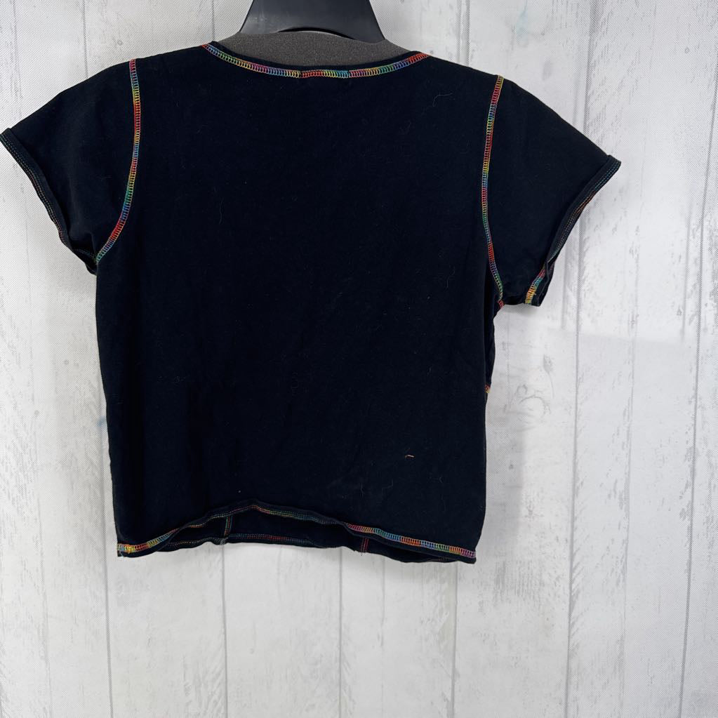 XL s/s scoop neck crop top