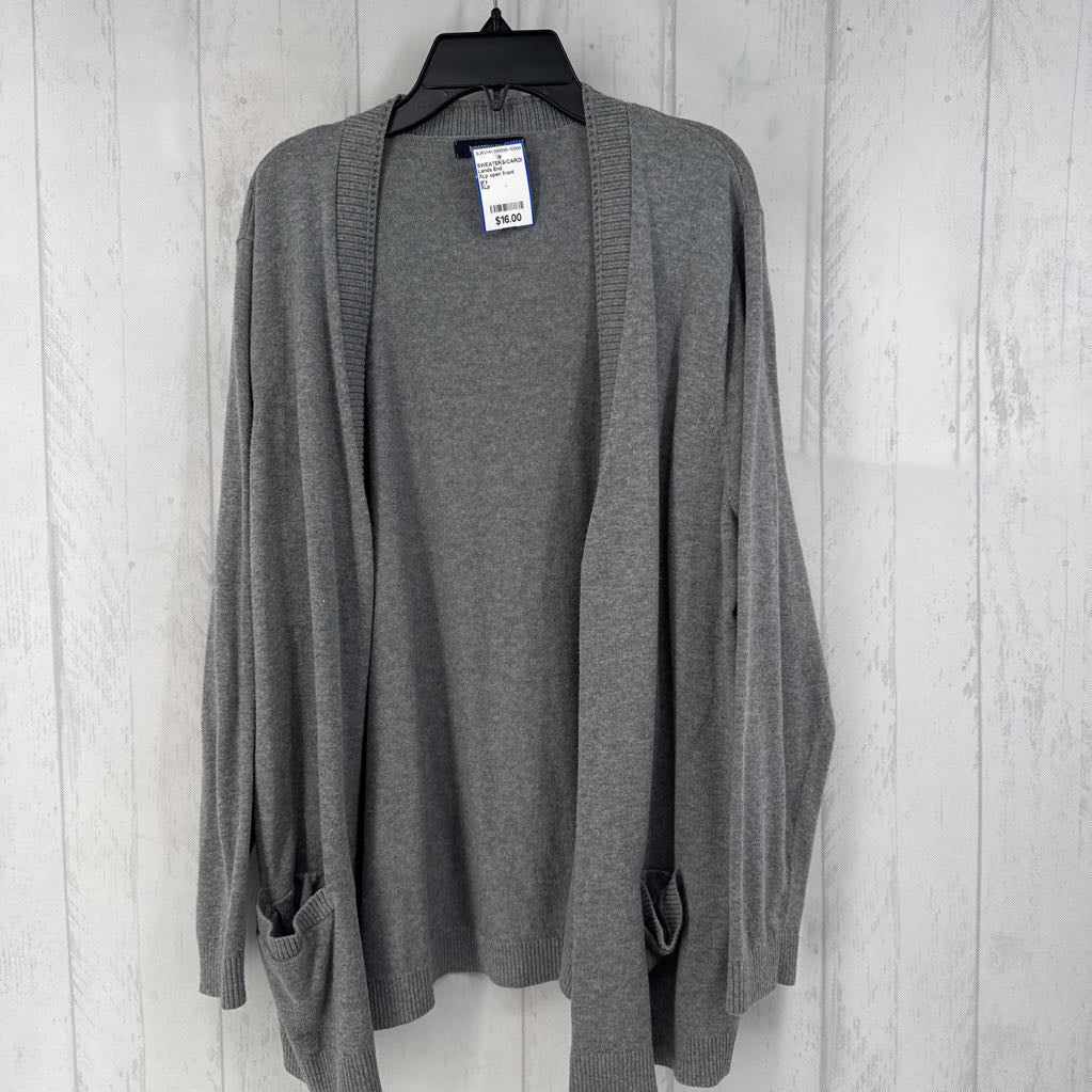 XLp open front cardi