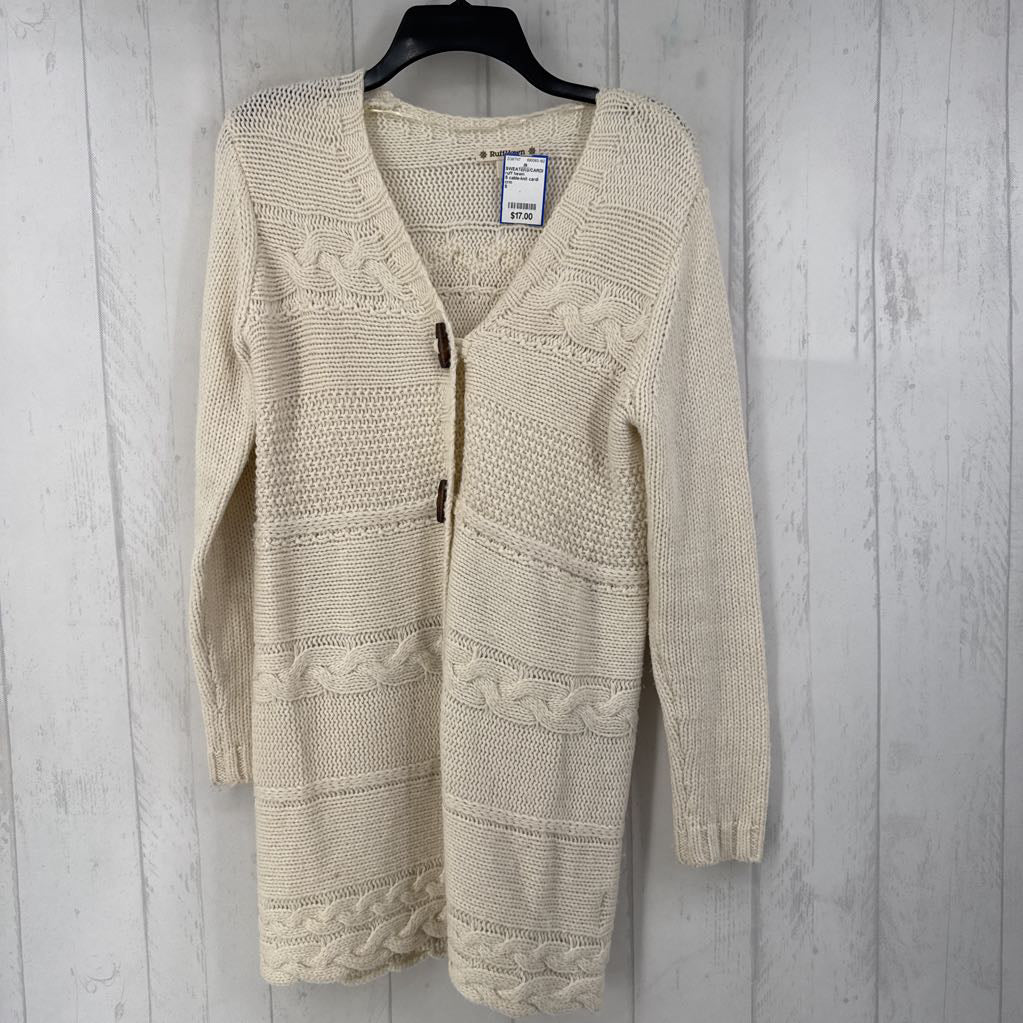 S cable-knit cardi