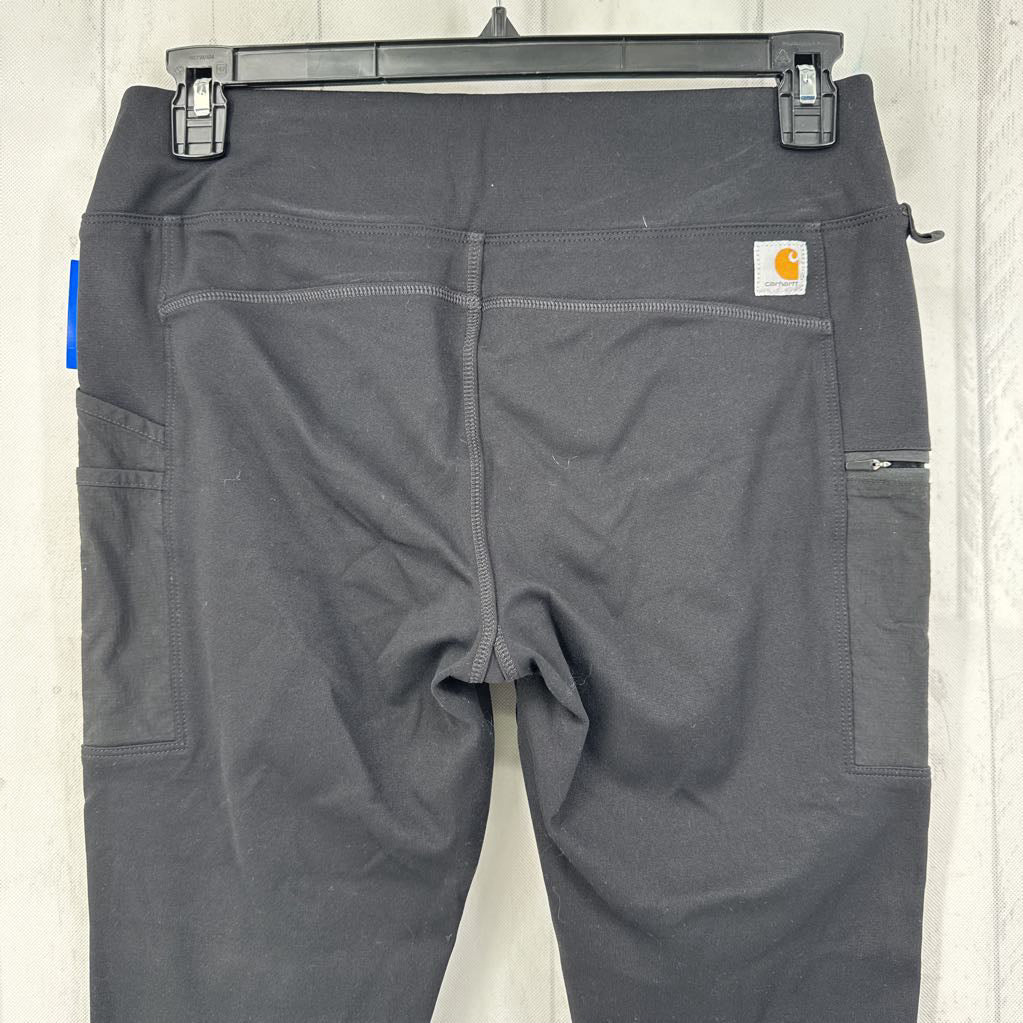 M fitted side zip pocket leggings