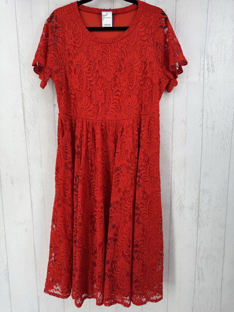1X lace s/s dress