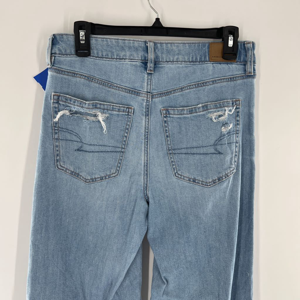 6 hi-rise bagy wide leg jean