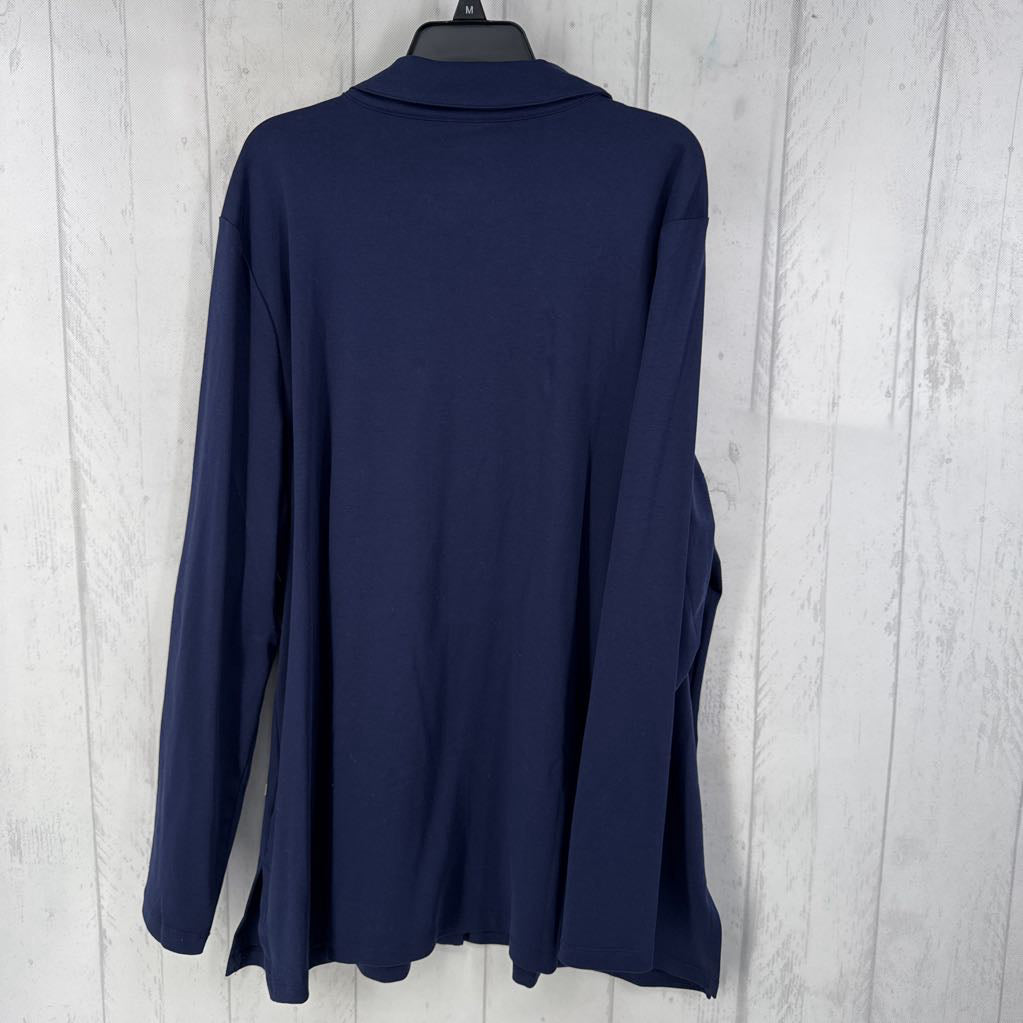 XL button down l/s top