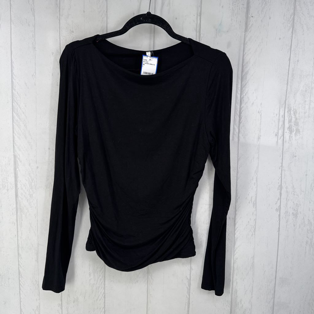 L ruched sides l/s top