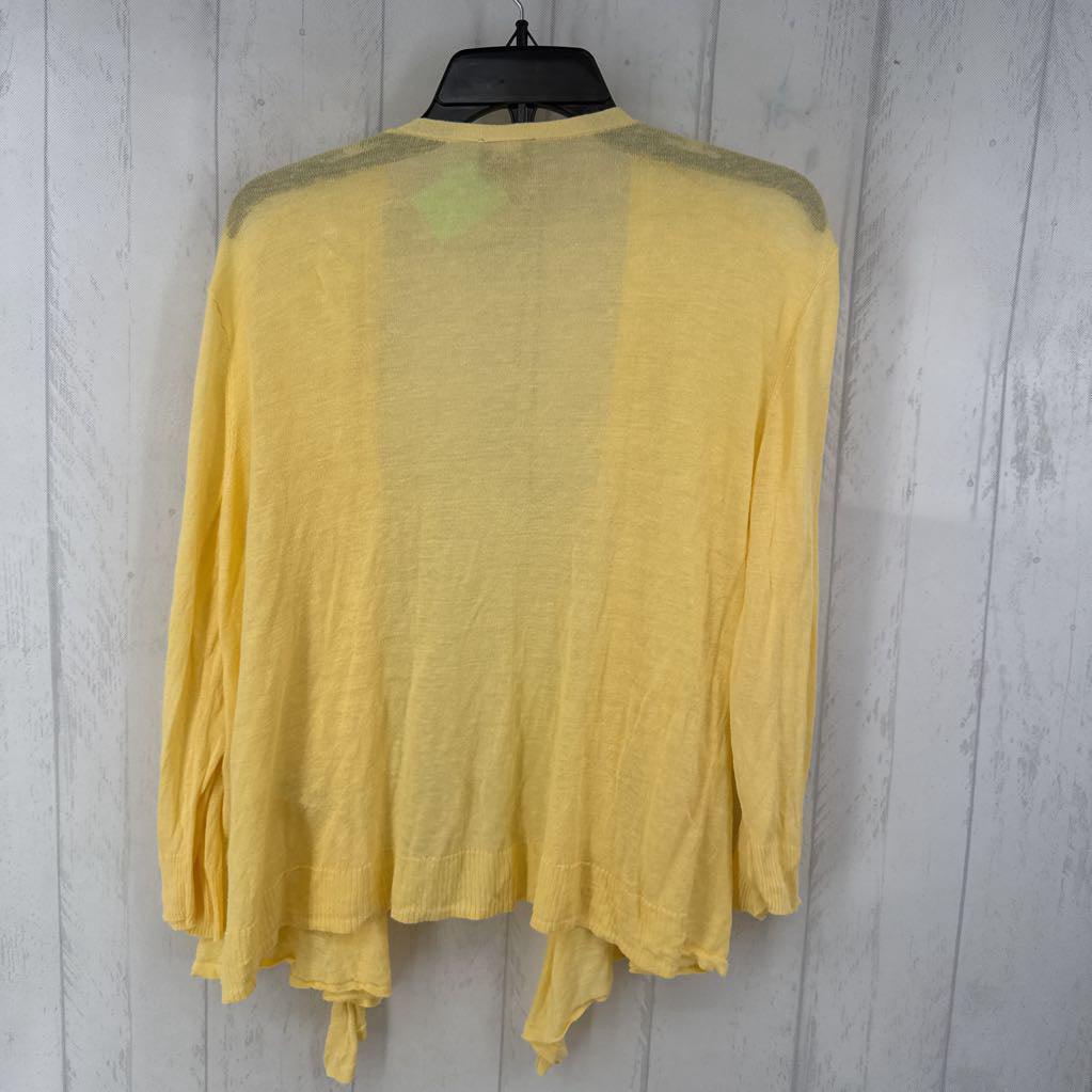 XL 3/4 slv open crop cardigan