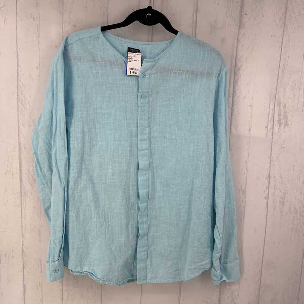 L button down l/s tunic