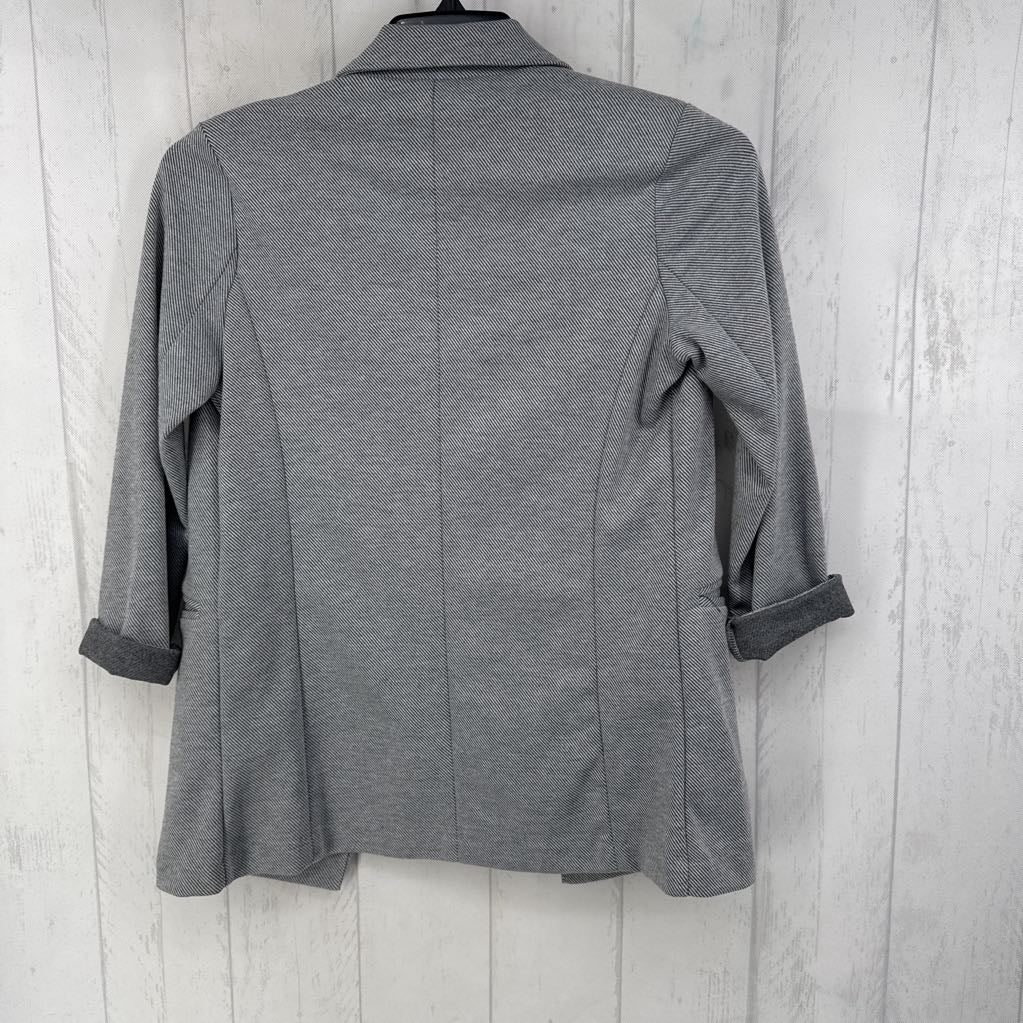 XS striped knit blazer