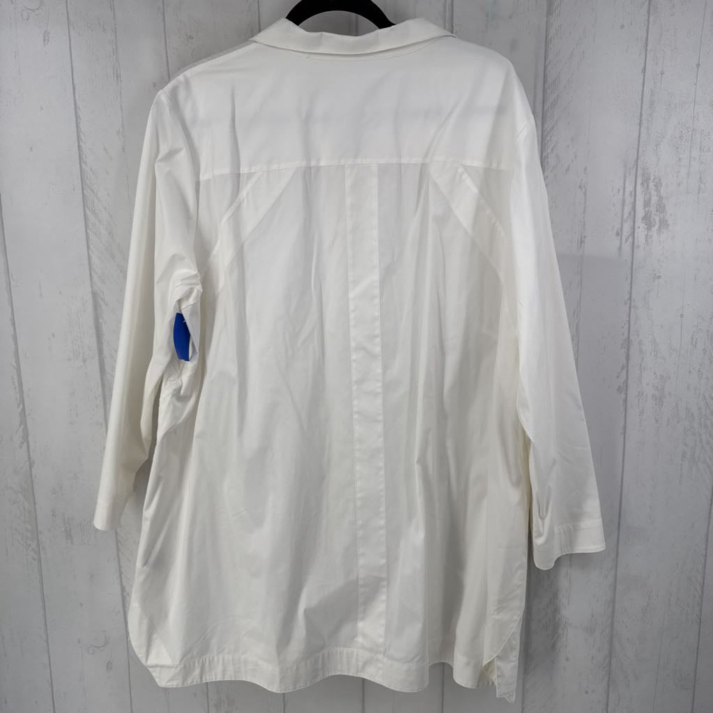 2X button down l/s top