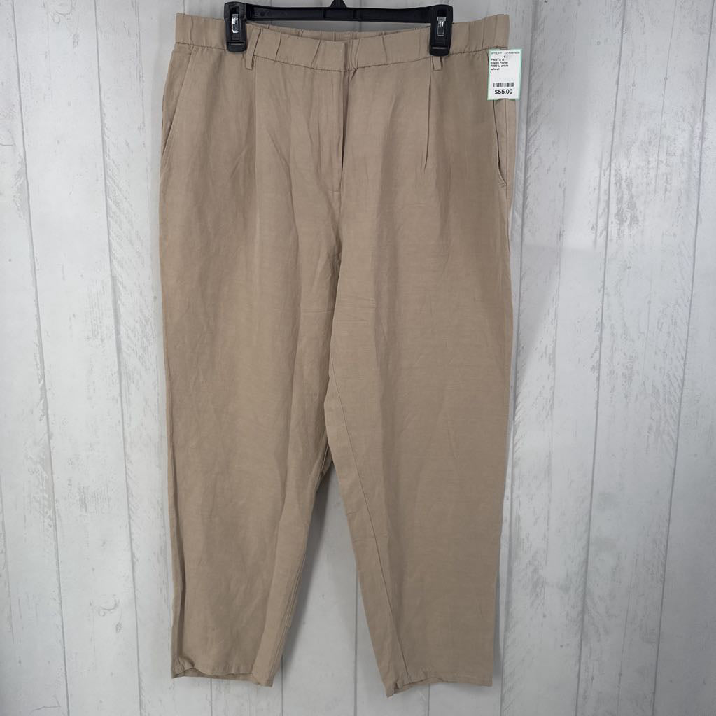 R198 L ankle pleated pants