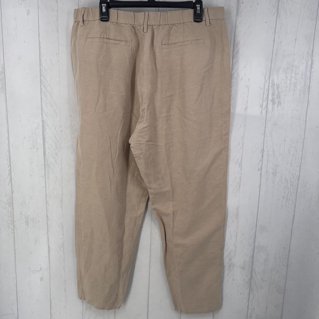 R198 L ankle pleated pants
