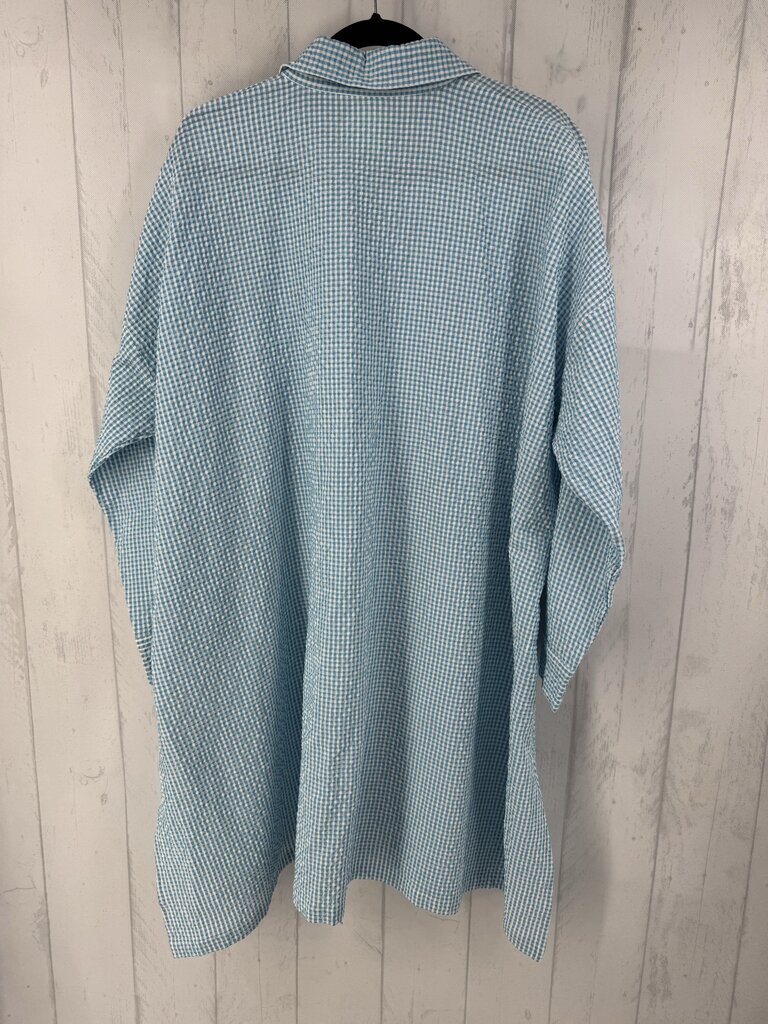 R950 1 mini check textured shirt w/ collar