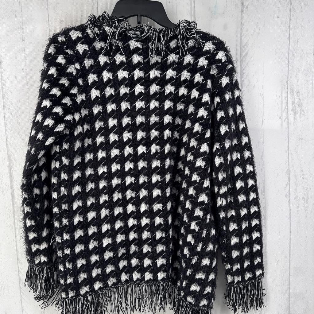 M fringe cardi