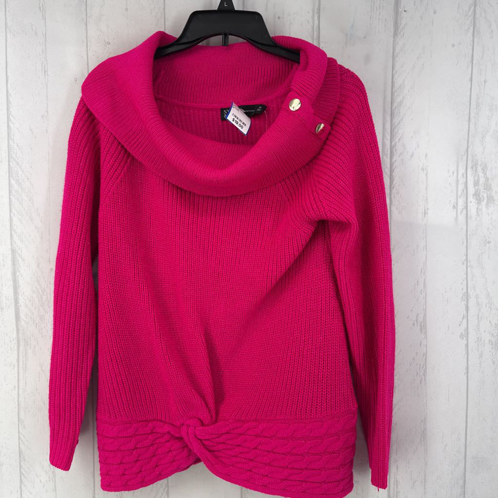 M cowl neck sweater