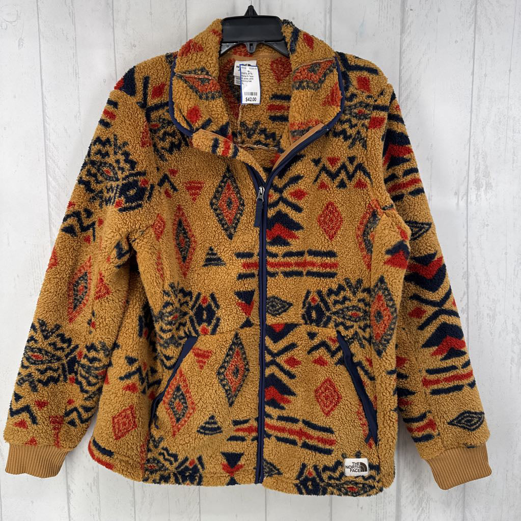 XL aztec print sherpa jacket