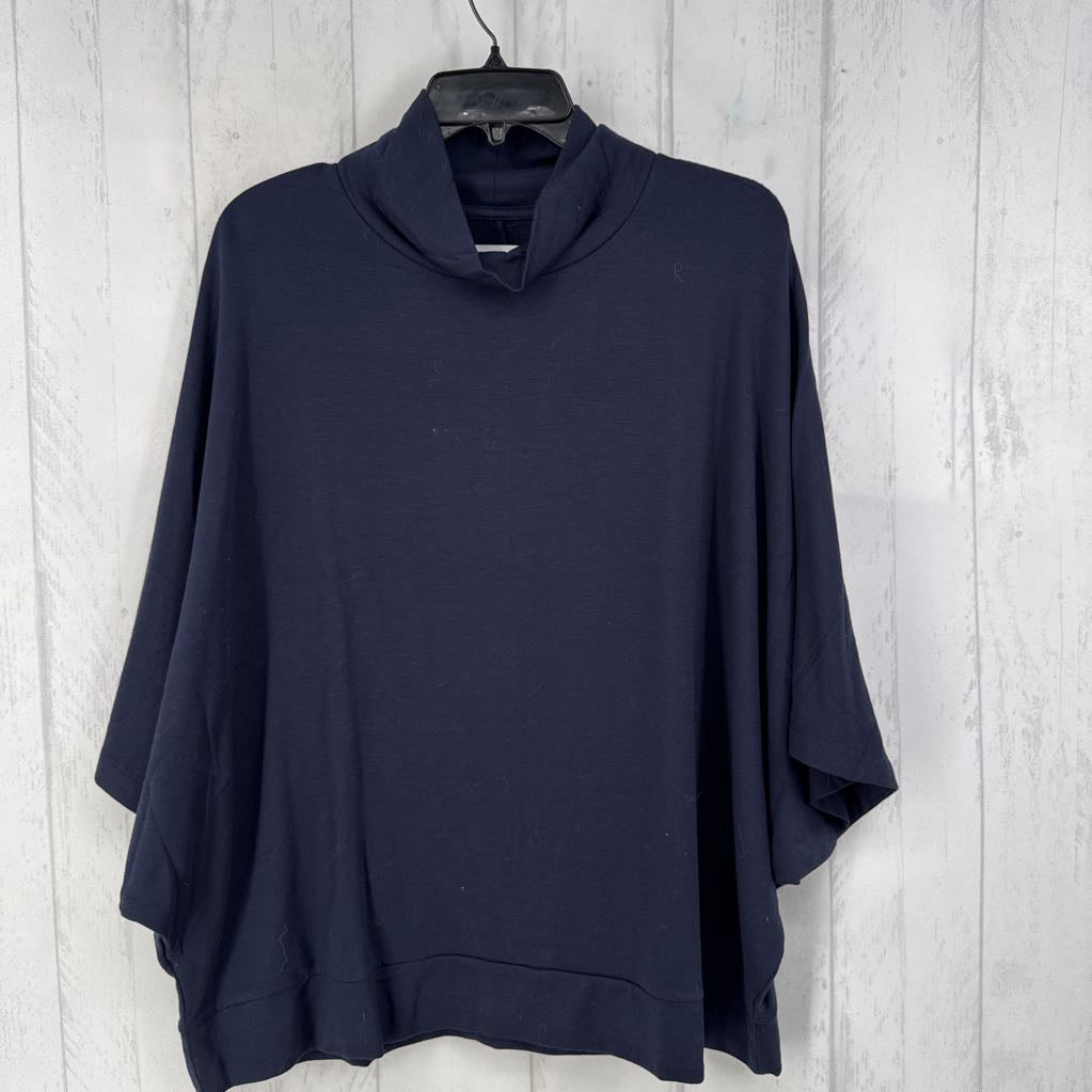 R79 L drop shoulder mock-neck top