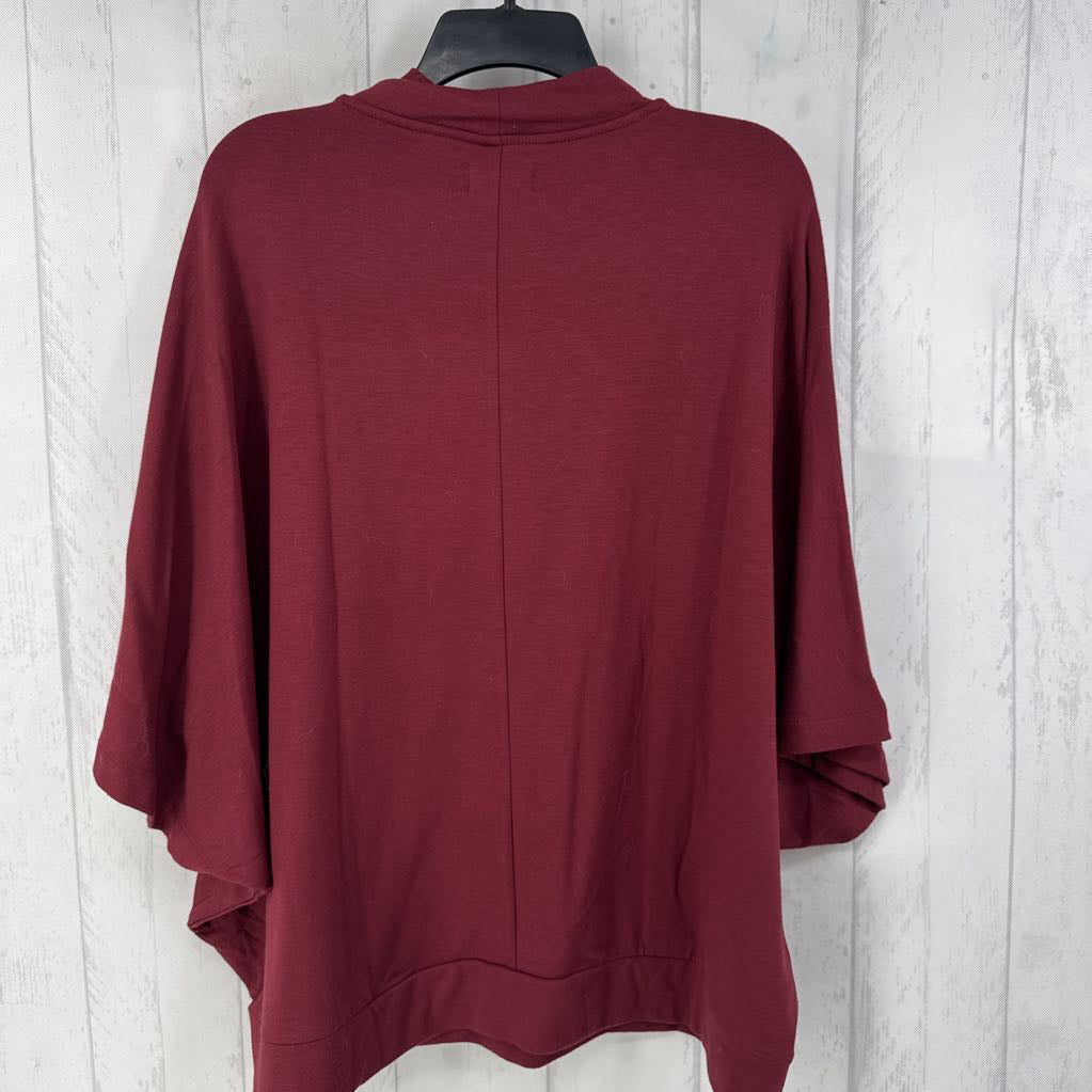 R79 L drop shoulder mock-neck top