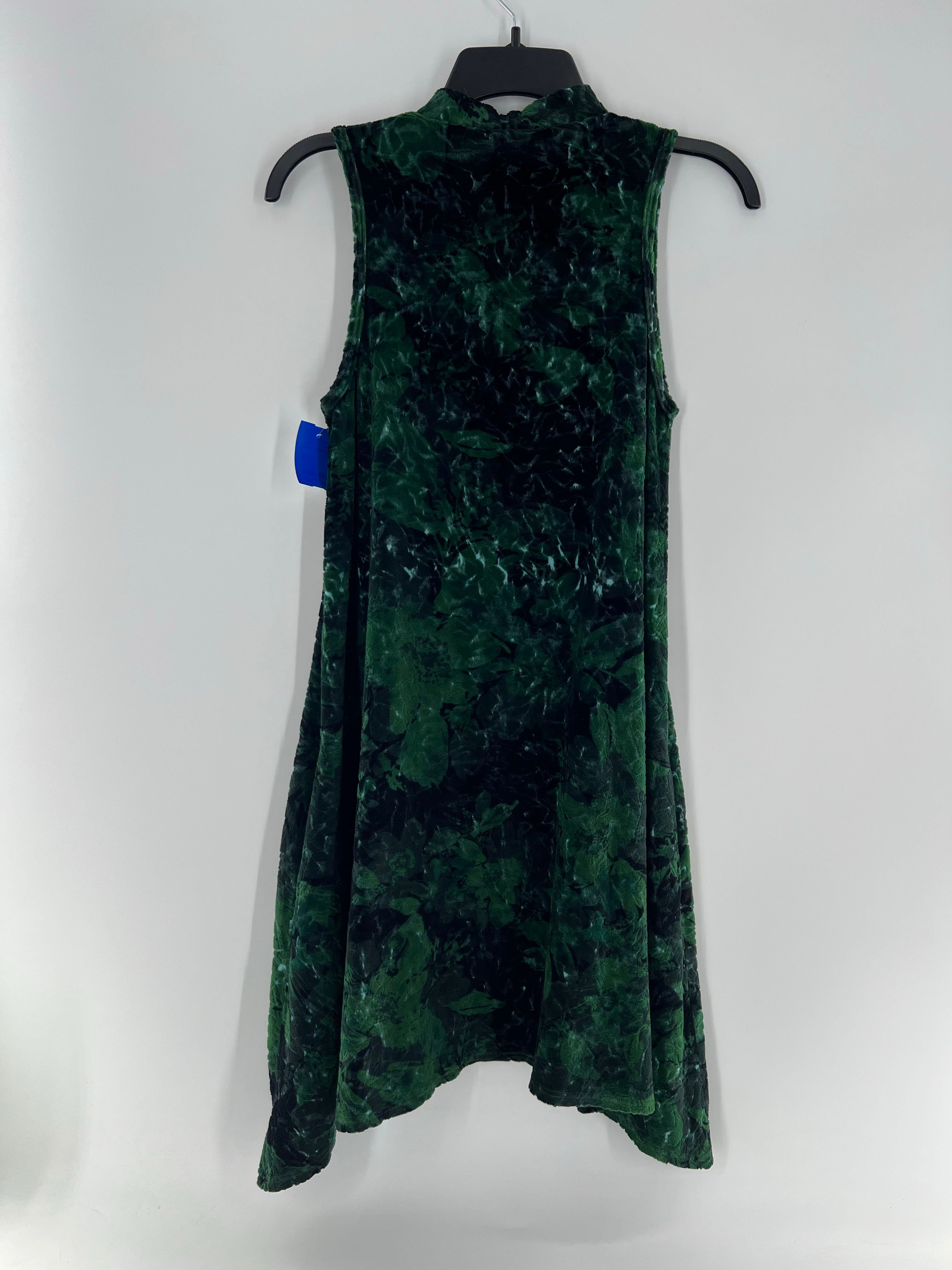 2 crushed velvet flo slvls dress