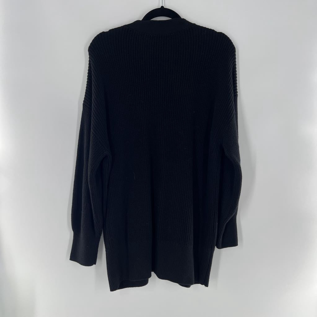 XXL button front cardi