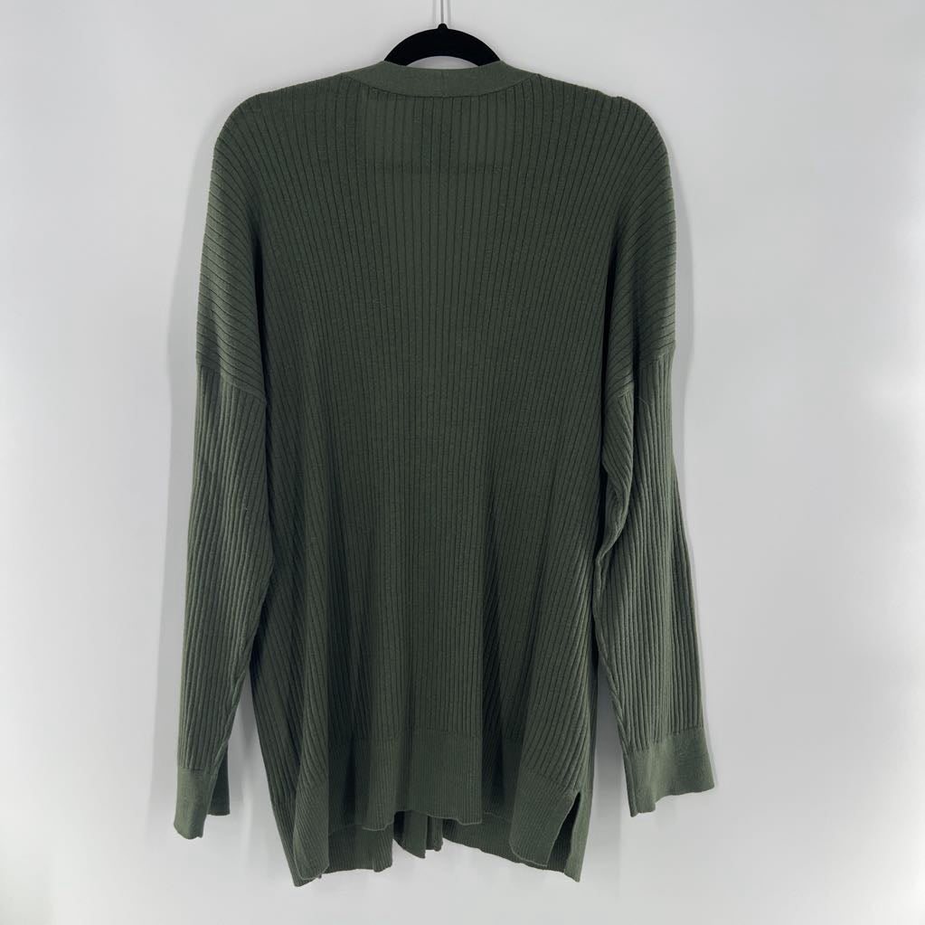 XXL button front cardi