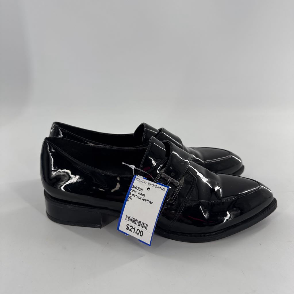 8 patent leather loafer