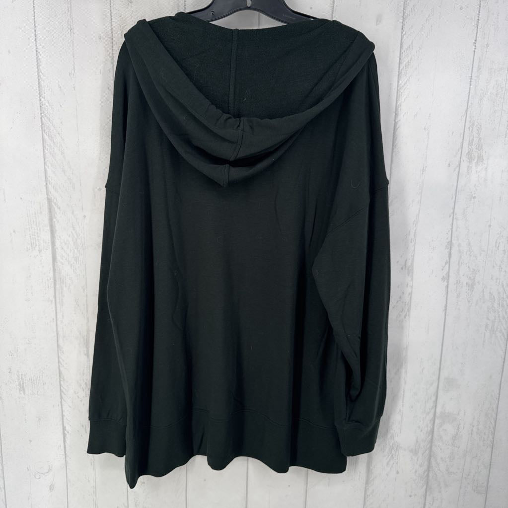 XL v-neck hooded l/s pullover